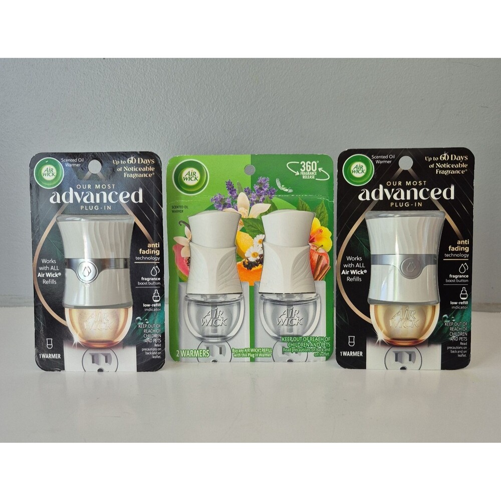 Air Wick 360 Fragrance Release Scented Oil Warmers 2 Advanced Plug Ins 4 Total